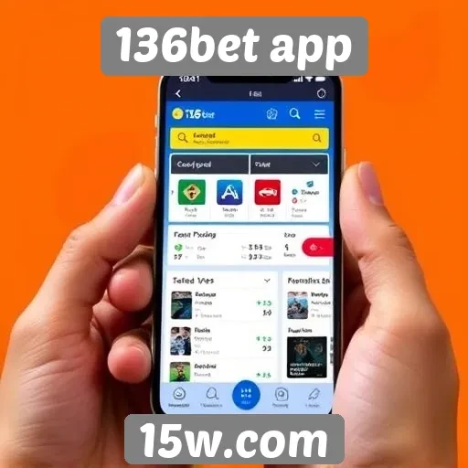 Avaliação da interface do usuário do 136bet app
